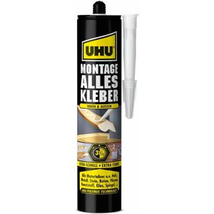 UHU Montage Alleskleber - 425g, Weiß, Lösemittelfrei UHU Montage Alleskleber - 425g, Weiß, Lösemittelfrei