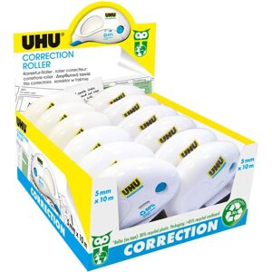 Paquete de cinta correctora UHU - 10 rodillos 5mmx10m + 2 gratis Paquete de cinta correctora UHU - 10 rodillos 5mmx10m + 2 gratis