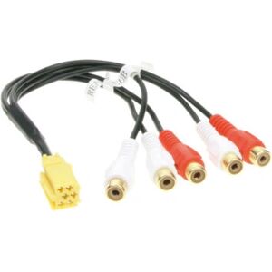 ACV 1441-03 Autoradio Vorverstärkeradapter - Mini-ISO RCA ACV 1441-03 Autoradio Vorverstärkeradapter - Mini-ISO RCA