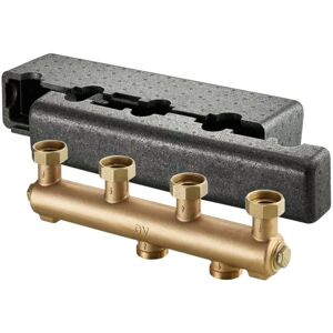 Oventrop Regumat Verteiler für DN25, 2 Heizkreise, Rotguss Oventrop Regumat Verteiler für DN25, 2 Heizkreise, Rotguss