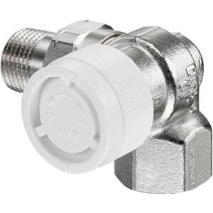 OVENTROP AV 9 Thermostatventil - Messing, Nickel, Rechts Winkel - Zentralheizung OVENTROP AV 9 Thermostatventil - Messing, Nickel, Rechts Winkel - Zentralheizung
