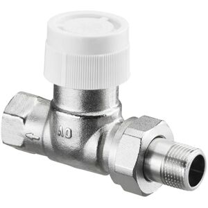 Oventrop - Rücklauf-Thermostatventil AV 9 - Gerade, 1/2" DN 15, Messing, vernickelt Oventrop - Rücklauf-Thermostatventil AV 9 - Gerade, 1/2" DN 15, Messing, vernickelt