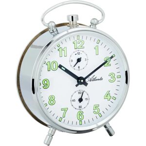 Réveil Atlanta Modèle 1063-19 Argent - Alarm Clock - Publicité Réveil Atlanta Modèle 1063-19 Argent - Alarm Clock - Publicité