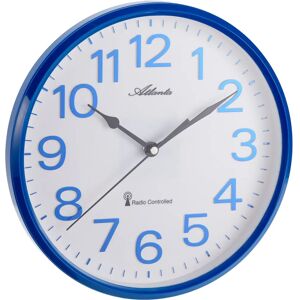 Horloge Murale Atlanta - Radio-pilotée, Blanc, Moderne - Publicité Horloge Murale Atlanta - Radio-pilotée, Blanc, Moderne - Publicité