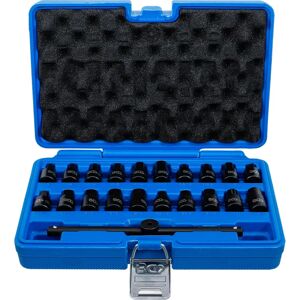 BGS Technic - Specialhylsset för oljepluggar - 21 delar BGS Technic - Specialhylsset för oljepluggar - 21 delar