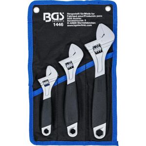BGS Adjustable Wrench Set - 150/200/250mm with Soft Grip BGS Adjustable Wrench Set - 150/200/250mm with Soft Grip