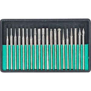 BGS technic Diamantbelagda Graver- och Fräsersats - 20 Delar - Högkvalitets Verktyg Tyska BGS technic Diamantbelagda Graver- och Fräsersats - 20 Delar - Högkvalitets Verktyg Tyska