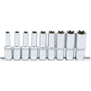 BGS Socket Set with E-Profile Deep Sockets - 9 Pieces BGS Socket Set with E-Profile Deep Sockets - 9 Pieces