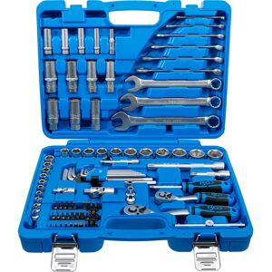 BGS Socket Wrench Set - Blue, Hex, 72 Teeth, 6.3/10mm Drives BGS Socket Wrench Set - Blue, Hex, 72 Teeth, 6.3/10mm Drives