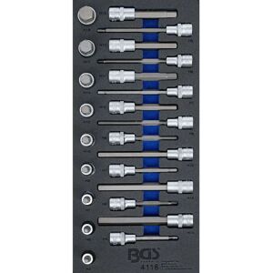 BGS Tool Organizer - 12.5mm Hex Bits Set - Workshop Storage BGS Tool Organizer - 12.5mm Hex Bits Set - Workshop Storage