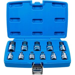 BGS Technic Socket Wrench Bits Set - 7/32"-13/16" Hex, 12.5 mm BGS Technic Socket Wrench Bits Set - 7/32"-13/16" Hex, 12.5 mm