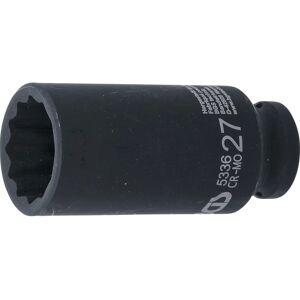 BGS TECHNIC BGS 5336 Socket Tool - 12-point, 27mm, 1/2 inch drive BGS TECHNIC BGS 5336 Socket Tool - 12-point, 27mm, 1/2 inch drive