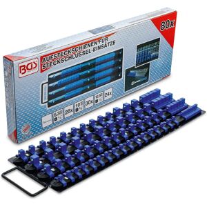 BGS TECHNIC Rail Kit - 80 Clips for Inserts 6.3/10/12.5mm BGS TECHNIC Rail Kit - 80 Clips for Inserts 6.3/10/12.5mm