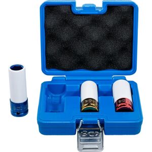 BGS TECHNIC Socket Set - 3-Piece, 12.5mm, Color-coded - Impact Wrench Compatible BGS TECHNIC Socket Set - 3-Piece, 12.5mm, Color-coded - Impact Wrench Compatible