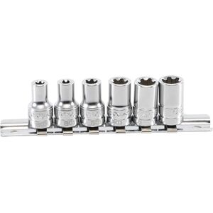 BGS TECHNIC - Socket Set - Chrome Vanadium Steel - 6 Pieces BGS TECHNIC - Socket Set - Chrome Vanadium Steel - 6 Pieces