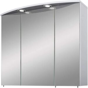 SCHILDMEYER Verona Gabinete de baño blanco brillante - 3 puertas - 70cm SCHILDMEYER Verona Gabinete de baño blanco brillante - 3 puertas - 70cm