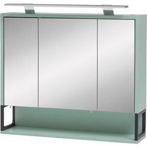 Armadio Specchio Schildmeyer Limone - 3 Ante, Luce LED, Legno FSC Armadio Specchio Schildmeyer Limone - 3 Ante, Luce LED, Legno FSC