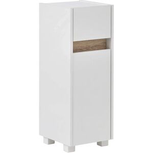 MÖBELPARTNER Armoire de bain Cosmo - Blanc - 30x33x85cm - Publicité MÖBELPARTNER Armoire de bain Cosmo - Blanc - 30x33x85cm - Publicité