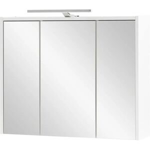 INOSIGN List Badspiegelkast - 3 Deuren, LED, Wit Glans INOSIGN List Badspiegelkast - 3 Deuren, LED, Wit Glans