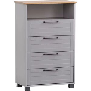 Armoire Jelda SCHILDMEYER - Bois FSC, Gris - Publicité Armoire Jelda SCHILDMEYER - Bois FSC, Gris - Publicité
