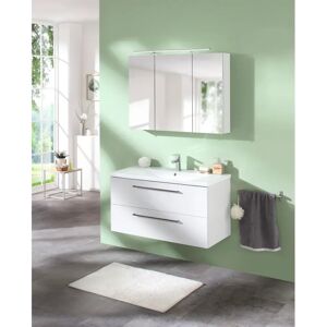 WELLTIME Torino Spiegelschrank - 3-türig, LED, FSC, 100x75 cm WELLTIME Torino Spiegelschrank - 3-türig, LED, FSC, 100x75 cm