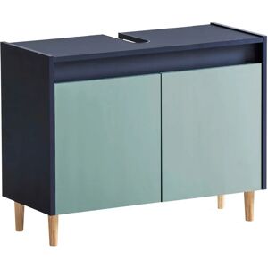 SCHILDMEYER Lovis - Kegelfüße, 2 Türen, 80x33x10 cm - Badezimmer-Schrank SCHILDMEYER Lovis - Kegelfüße, 2 Türen, 80x33x10 cm - Badezimmer-Schrank
