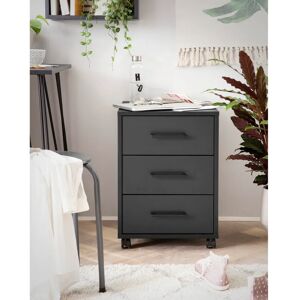 SCHILDMEYER Ruby 40cm Schwarzer Rollcontainer - Rollcontainer SCHILDMEYER Ruby 40cm Schwarzer Rollcontainer - Rollcontainer