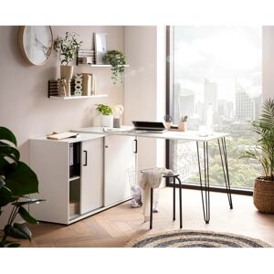 SCHILDMEYER Ekko Escritorio de esquina blanco 130 cm - Escritorio SCHILDMEYER Ekko Escritorio de esquina blanco 130 cm - Escritorio
