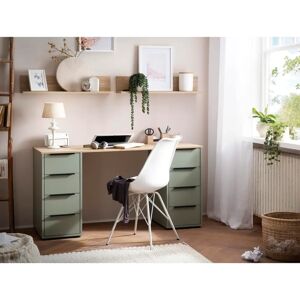 SCHILDMEYER Elma Escritorio - Rectangular, FSC, 8 cajones SCHILDMEYER Elma Escritorio - Rectangular, FSC, 8 cajones