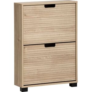 Schildmeyer Emmik Weiß Eiche Platzsparender Schuhschrank Schildmeyer Emmik Weiß Eiche Platzsparender Schuhschrank