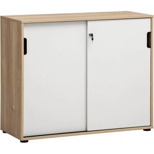 Schildmeyer Emmik Wit Eiken Archiefkast - Schuifdeuren Schildmeyer Emmik Wit Eiken Archiefkast - Schuifdeuren