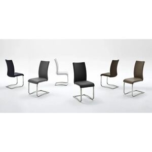 MCA FURNITURE Arco Set aus 2 braunen Lederstühlen - Stuhl MCA FURNITURE Arco Set aus 2 braunen Lederstühlen - Stuhl