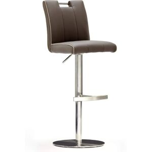 MCA furniture Barhocker Casta - Leder & Edelstahl - 120kg Max MCA furniture Barhocker Casta - Leder & Edelstahl - 120kg Max