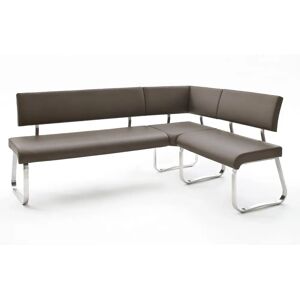 Primo Eckbank Letitia - U-förmige Bank, 200cm, Braun Kunstleder - Eckbank Primo Eckbank Letitia - U-förmige Bank, 200cm, Braun Kunstleder - Eckbank