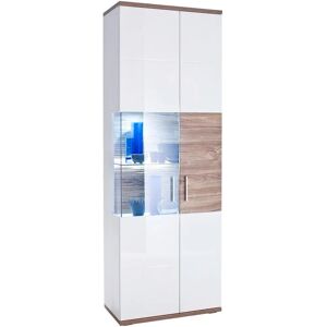 Primo Zypern Bílá Skleněná Dveře Vitrína - Vitrína Primo Zypern Bílá Skleněná Dveře Vitrína - Vitrína
