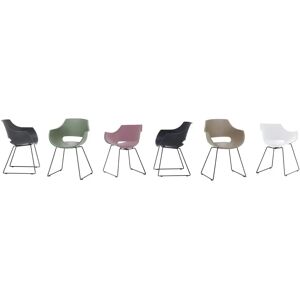 MCA FURNITURE Rockville Roter Schalenstuhl 4er-Set MCA FURNITURE Rockville Roter Schalenstuhl 4er-Set