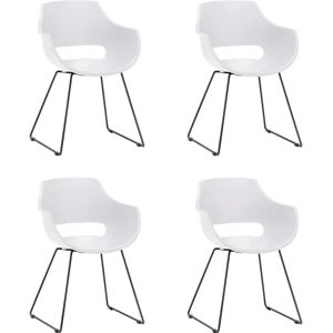 MCA FURNITURE Rockville Weiße 4er-Set Esszimmerstühle MCA FURNITURE Rockville Weiße 4er-Set Esszimmerstühle