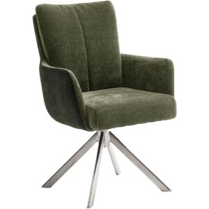 MCA FURNITURE MALIA Grüner drehbarer Esszimmerstuhl MCA FURNITURE MALIA Grüner drehbarer Esszimmerstuhl