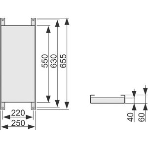 TECE GMBH Piastra di supporto - 9042003 - Support Plate TECE GMBH Piastra di supporto - 9042003 - Support Plate