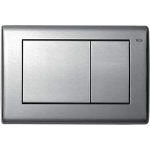 Placa de descarga doble para inodoro de acero inoxidable TECE Placa de descarga doble para inodoro de acero inoxidable TECE