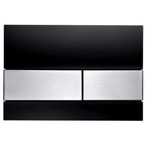 TECE GMBH Piastra in vetro nero per doppio flusso - Piastra di scarico WC TECE GMBH Piastra in vetro nero per doppio flusso - Piastra di scarico WC