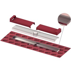 TECE GmbH TECEdrainline-Evo Douchegoot - Roestvrij Staal, 1000mm, Wandtegelsupport TECE GmbH TECEdrainline-Evo Douchegoot - Roestvrij Staal, 1000mm, Wandtegelsupport
