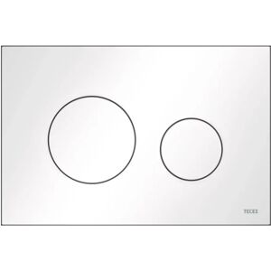 TECE Witte Dubbele Spoelplaat - Toiletonderdeel TECE Witte Dubbele Spoelplaat - Toiletonderdeel