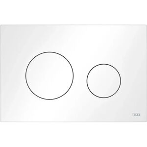 TECE Placa de descarga - Blanco mate - doble descarga TECE Placa de descarga - Blanco mate - doble descarga