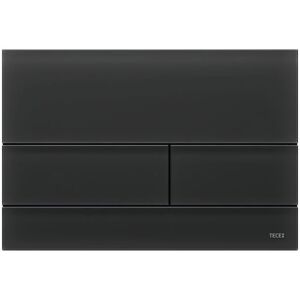 TECE GmbH TECEsquare II Placa de descarga de WC - Vidrio negro satinado TECE GmbH TECEsquare II Placa de descarga de WC - Vidrio negro satinado