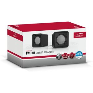 Speedlink SL-810004-BK Stereo-Lautsprecher - 2.0 Kanal, 5W Speedlink SL-810004-BK Stereo-Lautsprecher - 2.0 Kanal, 5W