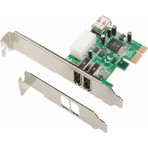 Dawicontrol DC-1394 Adaptateur Firewire PCIe - 3 Ports - Publicité Dawicontrol DC-1394 Adaptateur Firewire PCIe - 3 Ports - Publicité