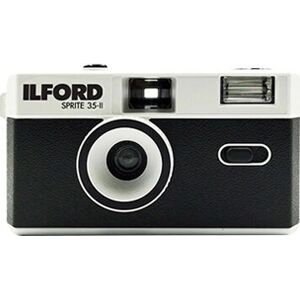 Appareil photo compact Ilford Sprite 35-II - Noir, Argent - Publicité Appareil photo compact Ilford Sprite 35-II - Noir, Argent - Publicité