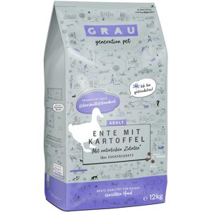 Nourriture pour chiens GRAU Canard & Patate - Soutien estomac sensible - Publicité Nourriture pour chiens GRAU Canard & Patate - Soutien estomac sensible - Publicité