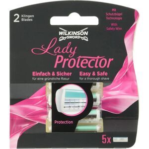 Lames de rasoir Wilkinson Lady Protector - 5 Recharge - Publicité Lames de rasoir Wilkinson Lady Protector - 5 Recharge - Publicité